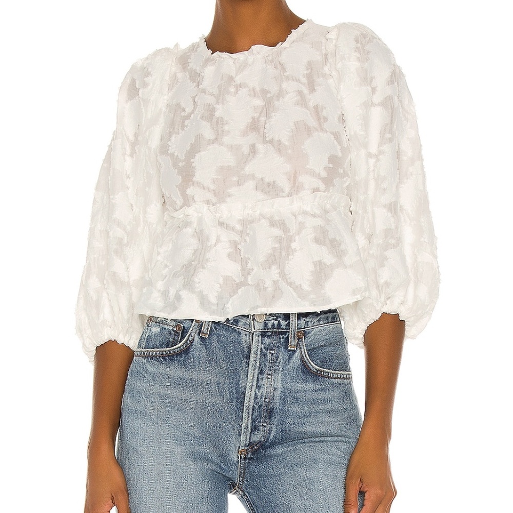 Free People Callie Top, S, White